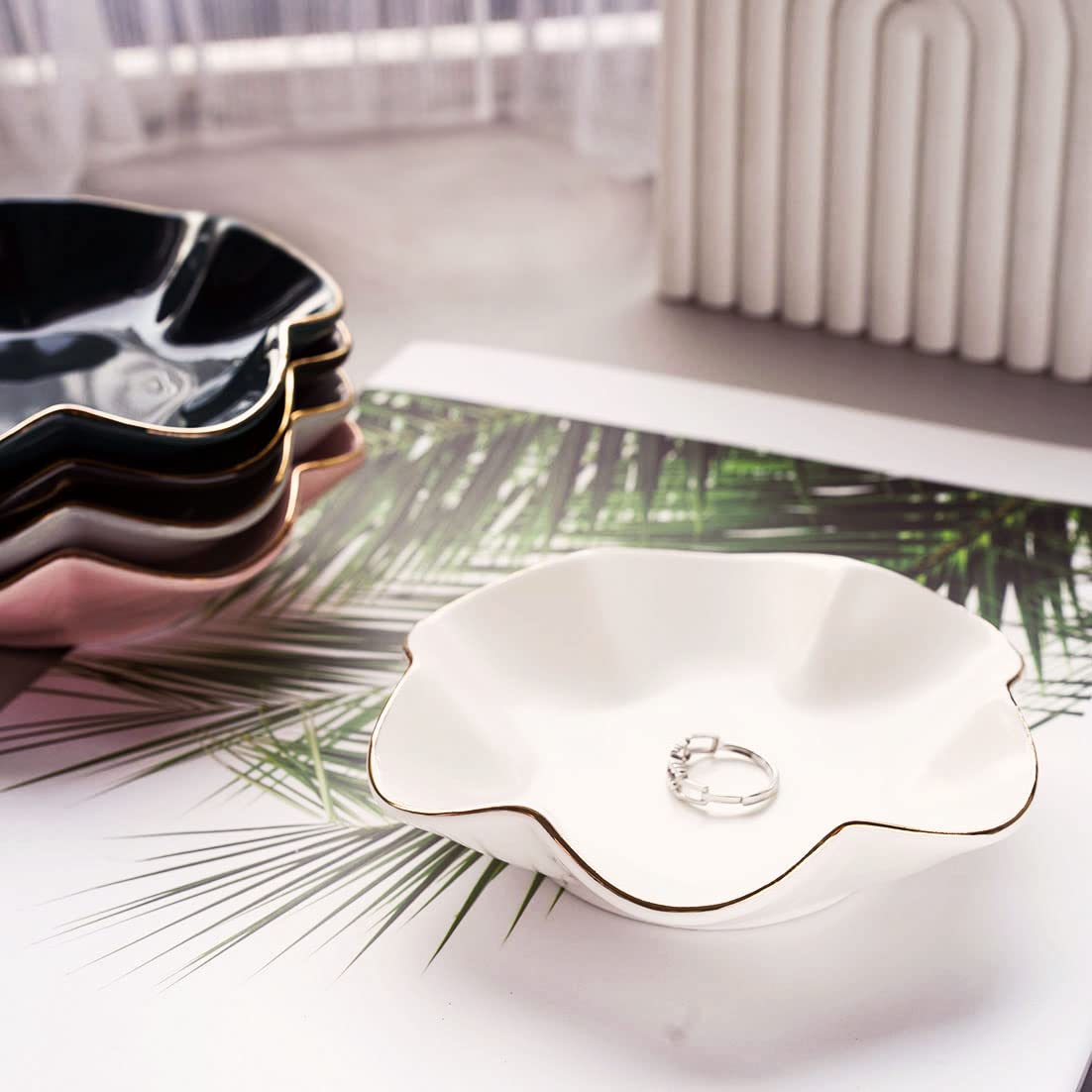 Amazon｜4.7インチ スモールリングディッシュ セラミックジュエリー